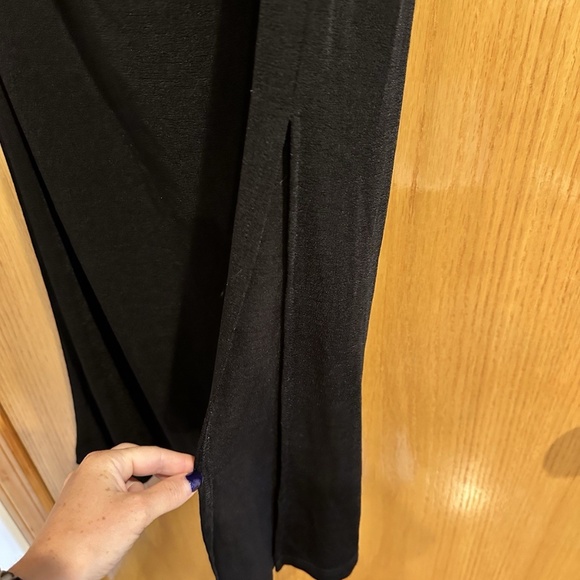 Vintage JKLA Black Maxi Skirt with slit - Picture 4 of 4